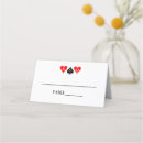 Search for heart shaped wedding place cards Trendy