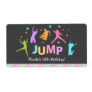 Search for jumping labels Trampoline