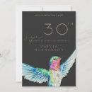 Search for hummingbird birthday invitations Watercolor