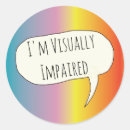 Search for sight stickers Visually impaired