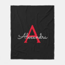 Search for red black fleece blankets Girly