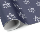 Search for star of david wrapping paper Navy blue