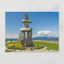 Search for inukshuks postcards Vancouver