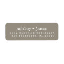 Search for wedding return address labels Minimal