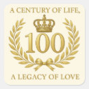 Recherche de centenaire autocollants 100e anniversaire