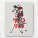 Search for nightmare before christmas mousepads Jack and sally