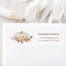 Search for happy thanksgiving return address labels Watercolor