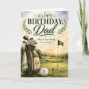 Recherche de le golf vœux cartes D'anniversaire