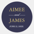 Recherche de seal mariage autocollants Élégant