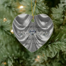 Search for 60th ornaments Heart