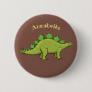 Recherche de dinosaure drôle badges Dessin