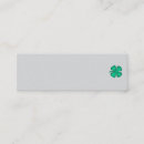 Search for four leaf clover business cards Irish