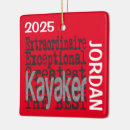 Search for kayaking ornaments Kayaker