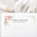 Search for festive floral return address labels Elegant