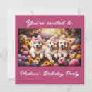 Search for golden retriever puppy invitations Kids