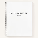 Search for white notebooks Minimalist