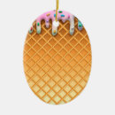 Search for ice cream cone ornaments Pink