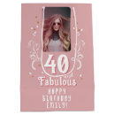 Search for 40th birthday gift bags Pink