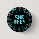 Search for computer nerd buttons Tech