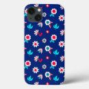 Search for dark blue background iphone cases Floral