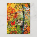 Recherche de peinture de dragon cartes postales Illustration