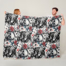 Search for black and white skull blankets Skulls