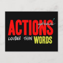 Search for actions postcards Typography