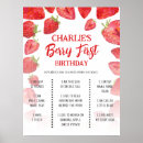Recherche de first birthday sign posters Fraise