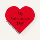 Search for valentines day notebooks Red