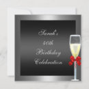 Recherche de champagne argenté noir invitations Élégant