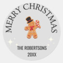 Search for cane and top hat stickers Gingerbread man