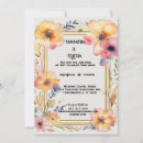 Search for pressed flower wedding invitations Vintage