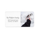 Search for winter bird return address labels Modern