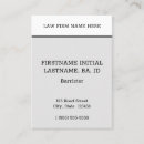 Search for plain chubby business cards Lawyer
