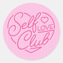 Search for self made stickers Self love club