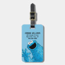 Search for cookie monster luggage tags Children's show