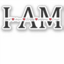Search for i am affirmations stickers Christian