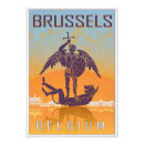 Search for belgium travel posters Illustration