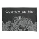 Search for steampunk pillowcases Clockwork