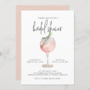 Search for elegant cocktail bridal shower invitations Watercolor