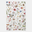Search for vintage floral tea towels Butterfly