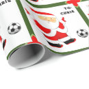 Search for soccer christmas wrapping paper Daughter