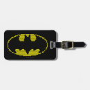 Recherche de chauve souris bagages étiquettes Logo de batman