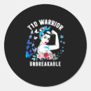 Search for diabetes warrior stickers Blue