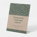 Search for green wedding signs Thank you