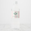 Search for bachelorette party water bottle labels Pink and green