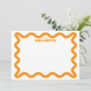 Search for orange horizontal note cards Retro