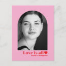 Recherche de rose rouge simple cartes postales Pour elle
