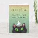 Recherche de chat noir anniversaire cartes Félin