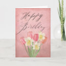 Search for tulip flower birthday cards Elegant